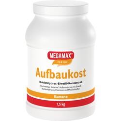 Weiße Dose mit der Aufschrift "Aufbaukost Banane".