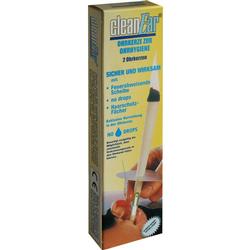 Eine Packung Ohrkerzen für die Ohrenhygiene mit Sicherheitsmerkmalen.