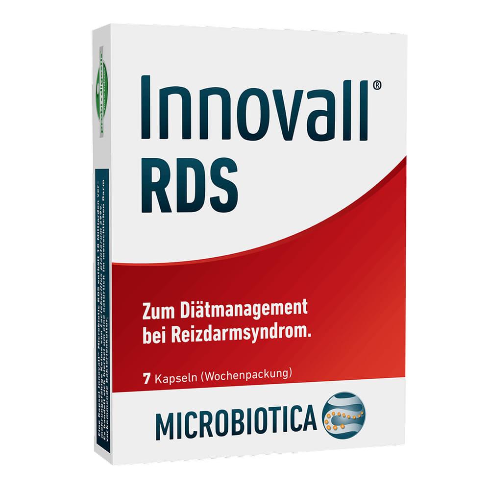 Eine Verpackung von Kapseln für das Management des Reizdarmsyndroms.