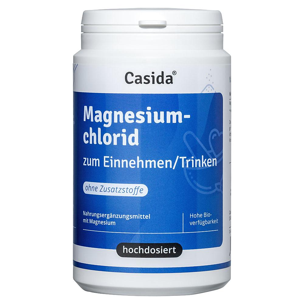 Dose mit Magnesiumchlorid zum Trinken, ohne Zusatzstoffe, hochdosiert.